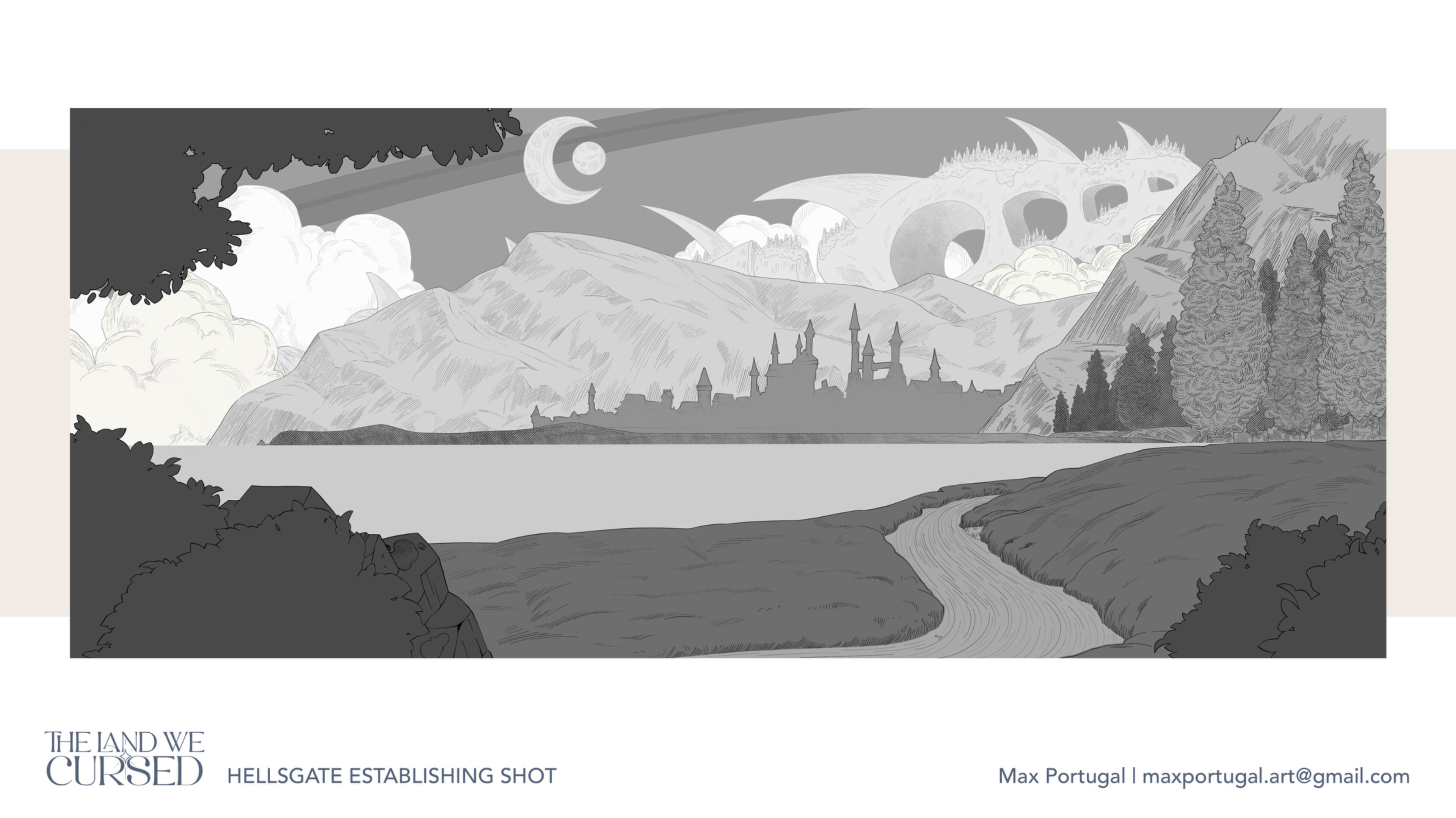 Hellsgate Establishing Shot Layout