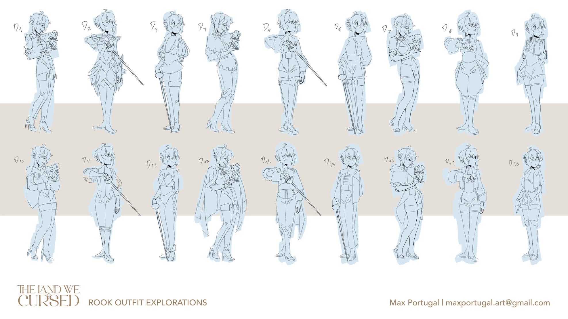 Rook outfit explorations